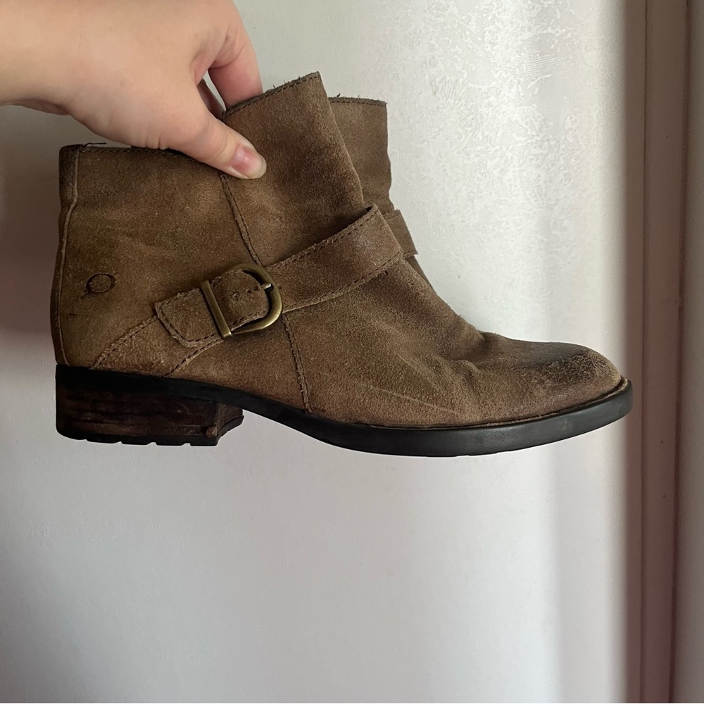 Born Brand Ankle Boots with Leather Upper Size 9